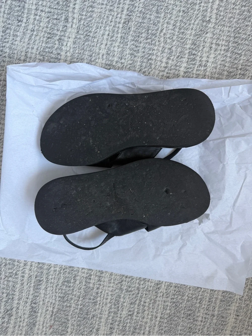 Black Platform Slingback Sandals
